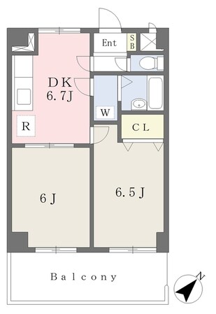 西横浜駅 徒歩4分 4階の物件間取画像